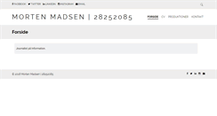 Desktop Screenshot of mortenmadsen.com