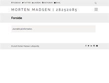 Tablet Screenshot of mortenmadsen.com